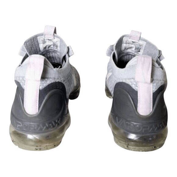 NIKE Air VaporMax 2021 Flyknit 'Pure Platinum Pink Foam' Running Shoes Size 6.5Y - Picture 5 of 9